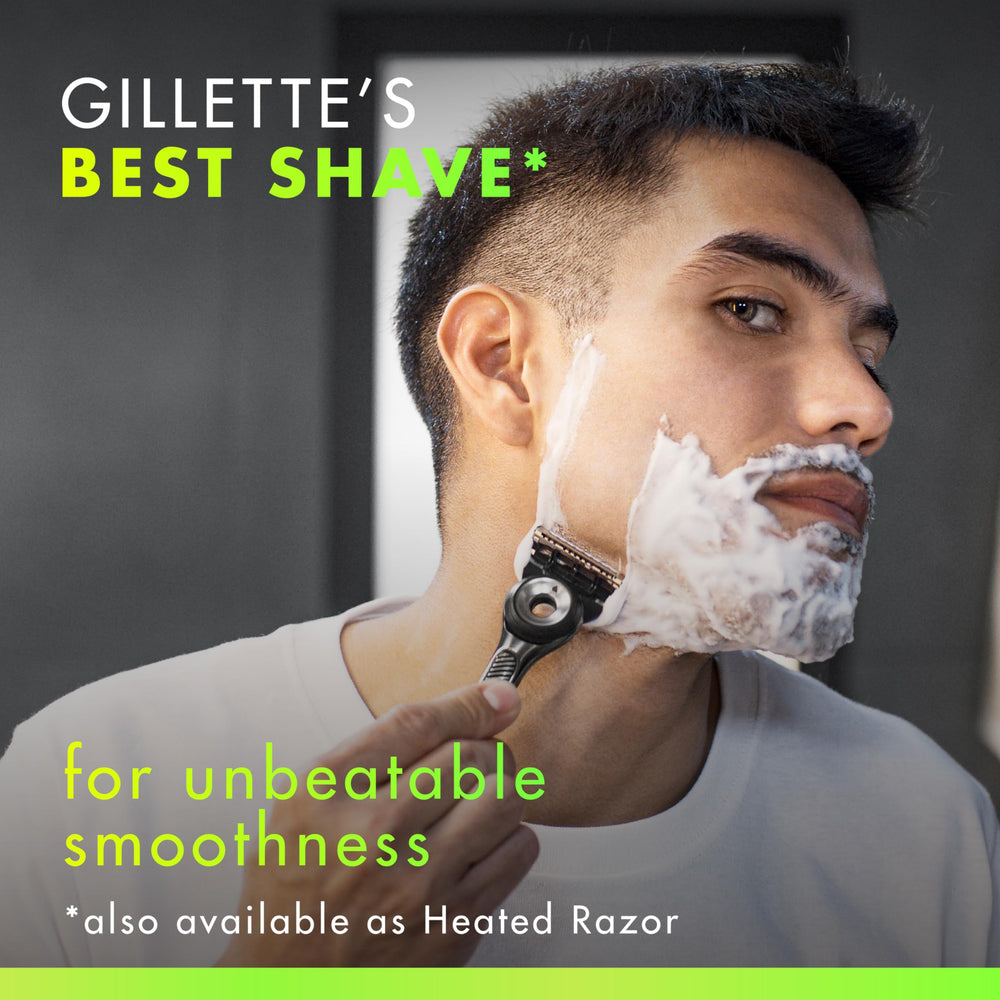 GilletteLabs exfoliating bar compatibility ensures comfortable prep before shaving