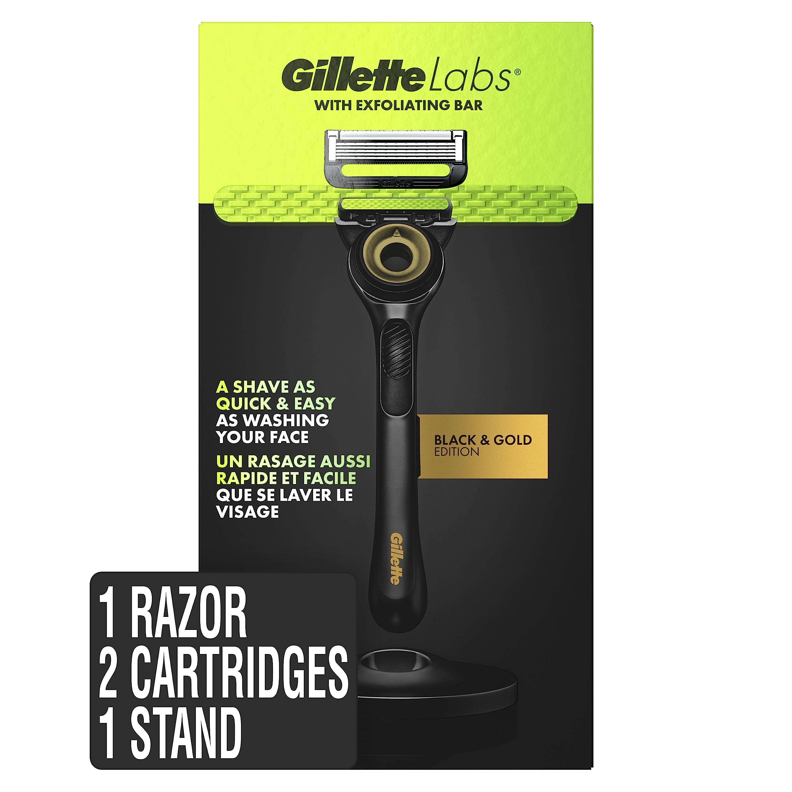 Gillette Labs exfoliating-bar-handle razor ready for a smoother prep shave