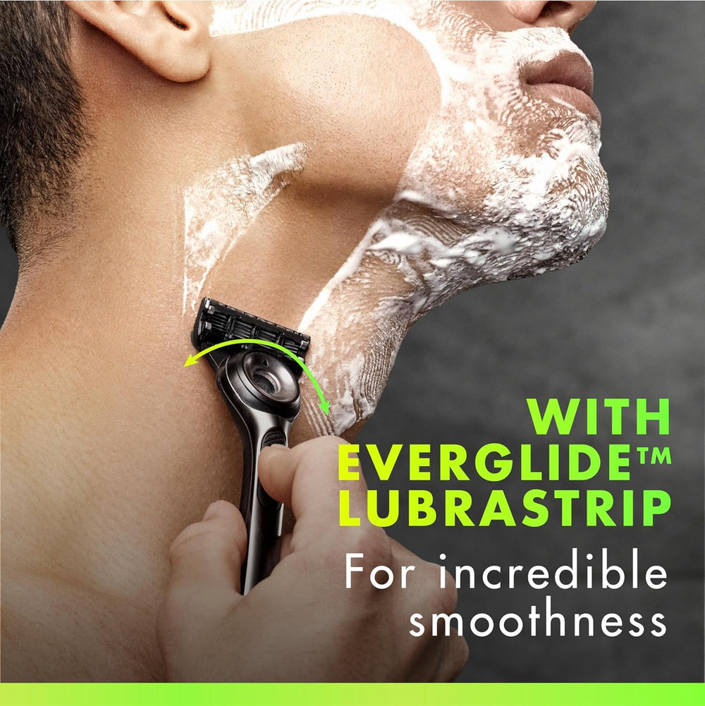 Exfoliating bar release feature shown with refill cartridge