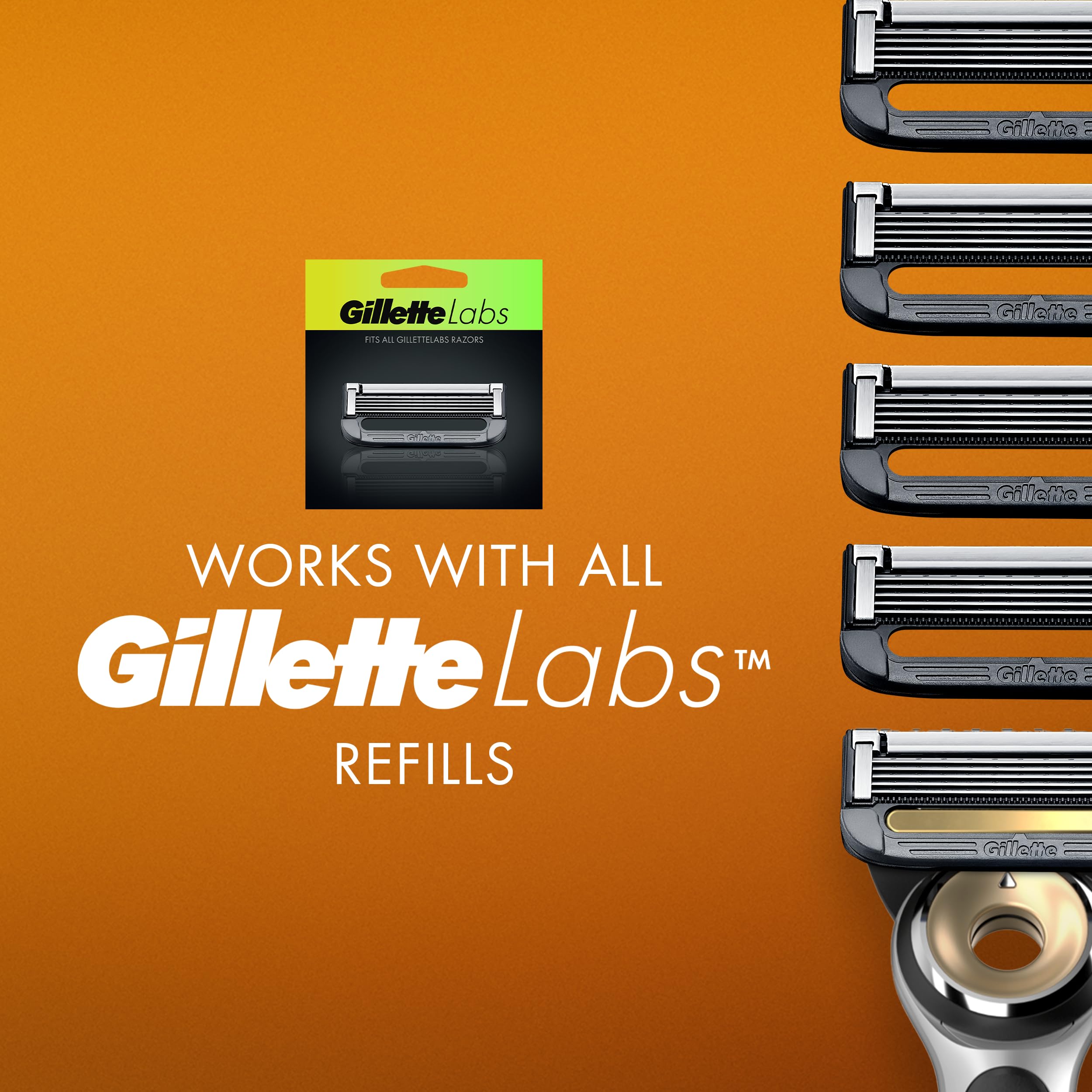 Gillette Labs FlexDisc technology ensures full contact on every stroke.