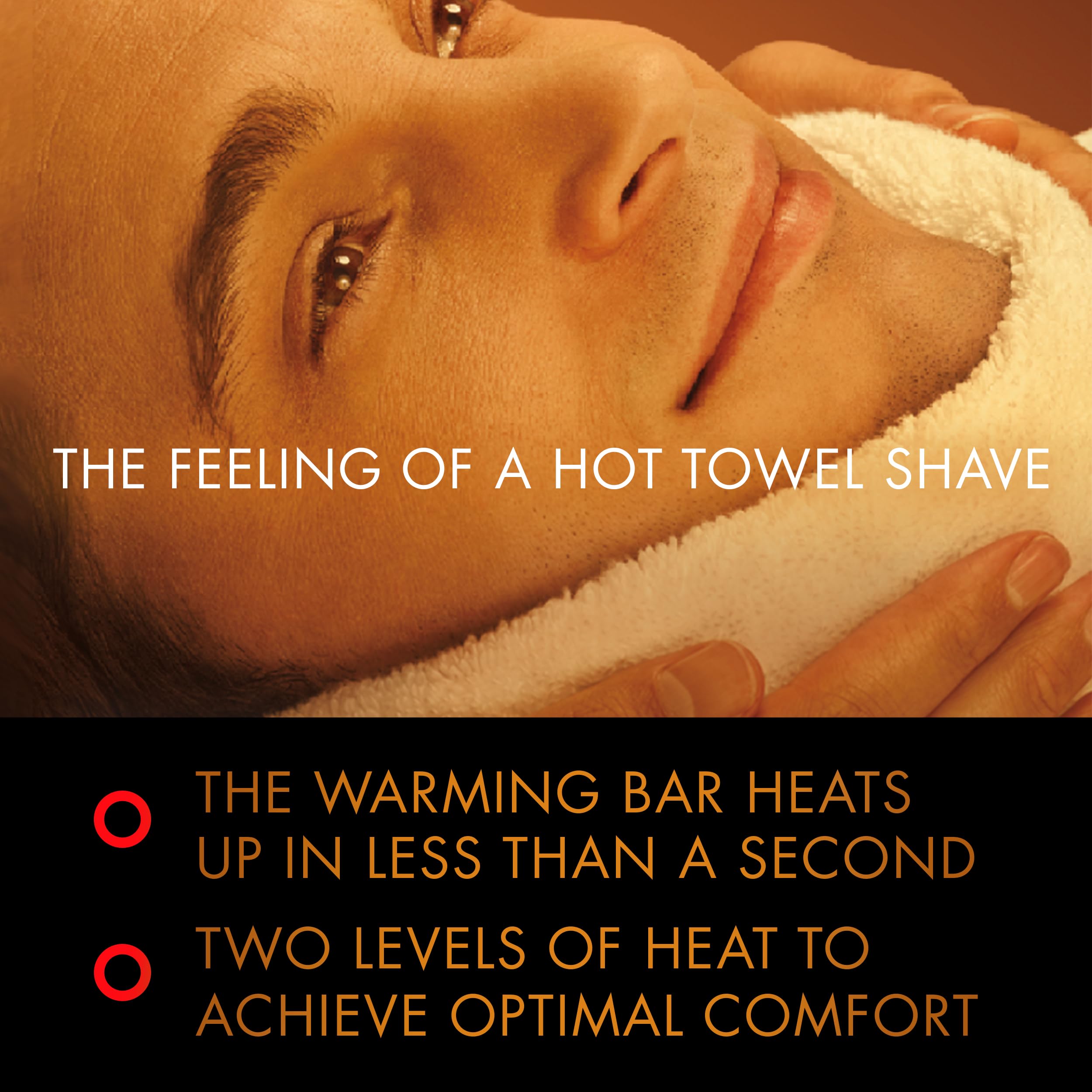 Gillette Labs heated razor 5-blade refills for close, comfortable shaving.