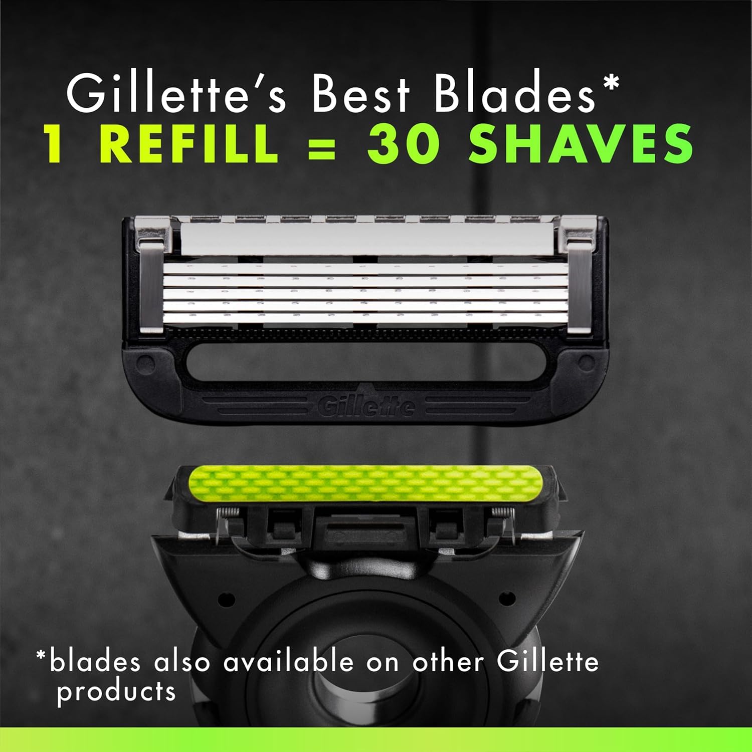 GilletteLabs heated razor blade refill ready for warm shave performance