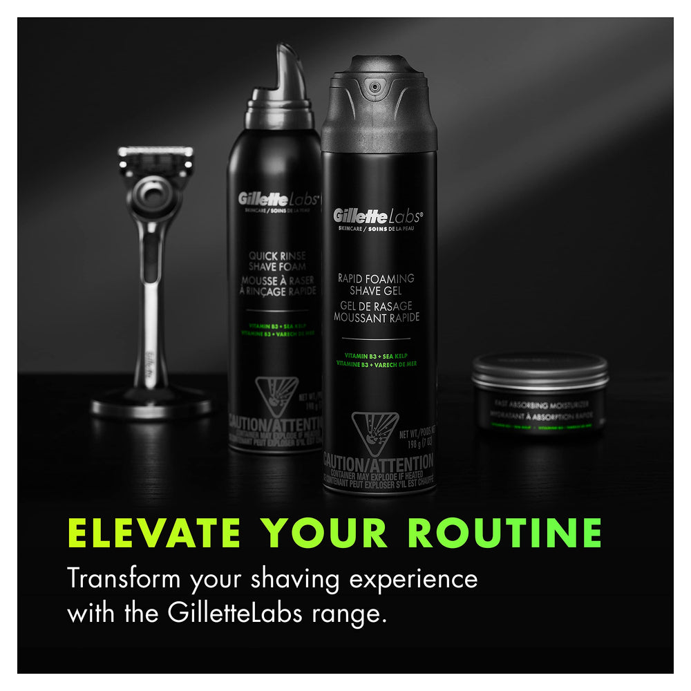 GilletteLabs pack of 2 for convenient, extended shave routine