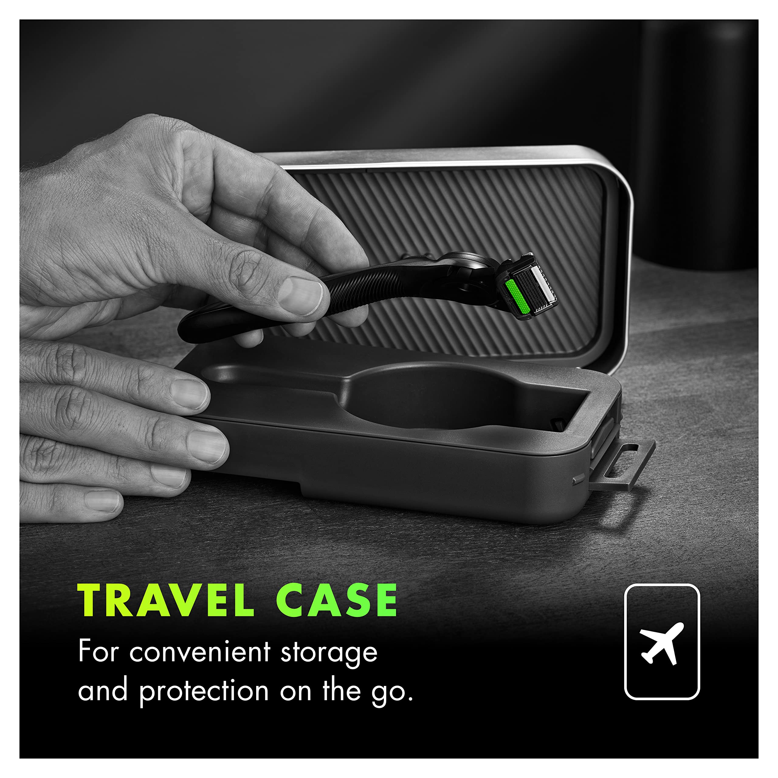 Gillette Labs razor kit complete for easy gifting and travel.