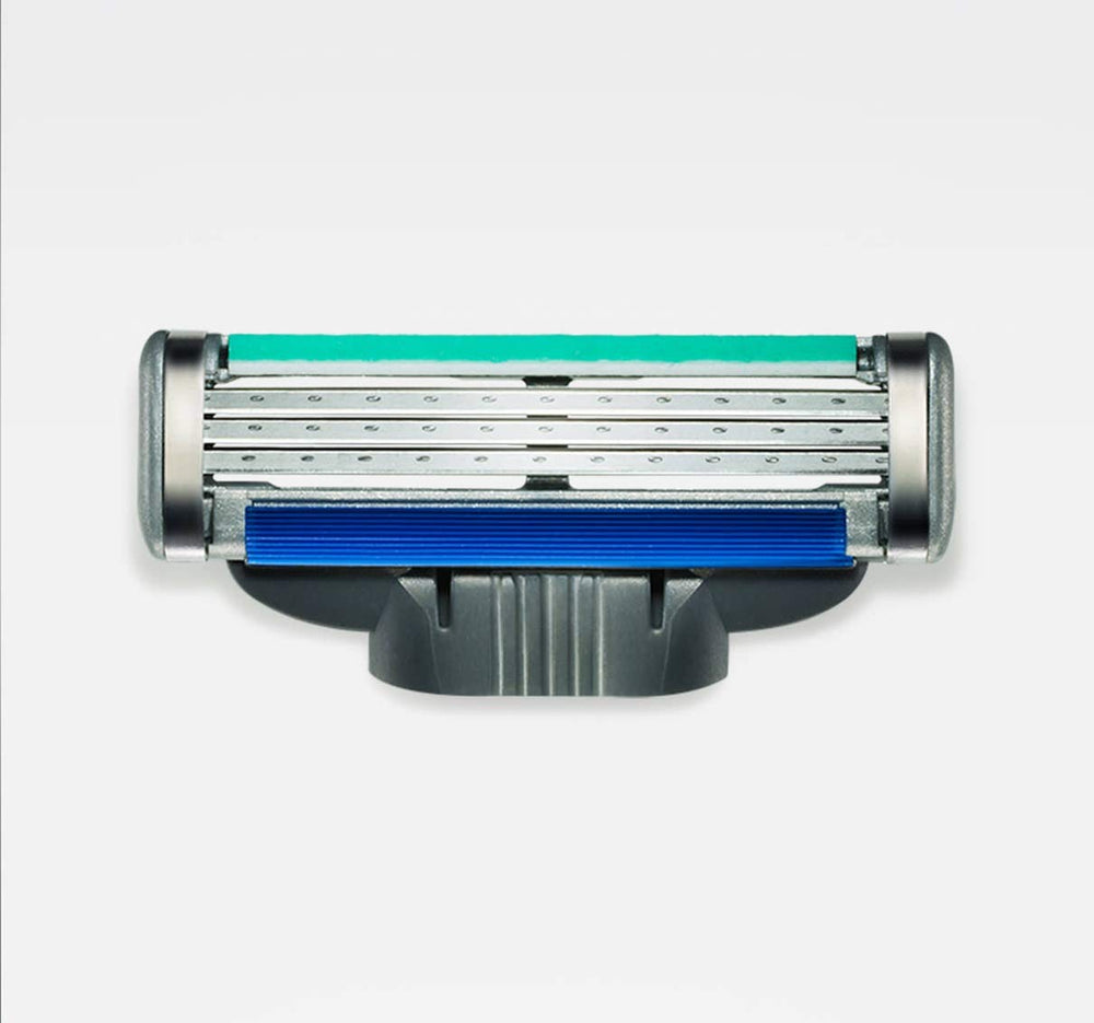 New-in-box Mach 3 Turbo refills shown for convenient, quick replacement