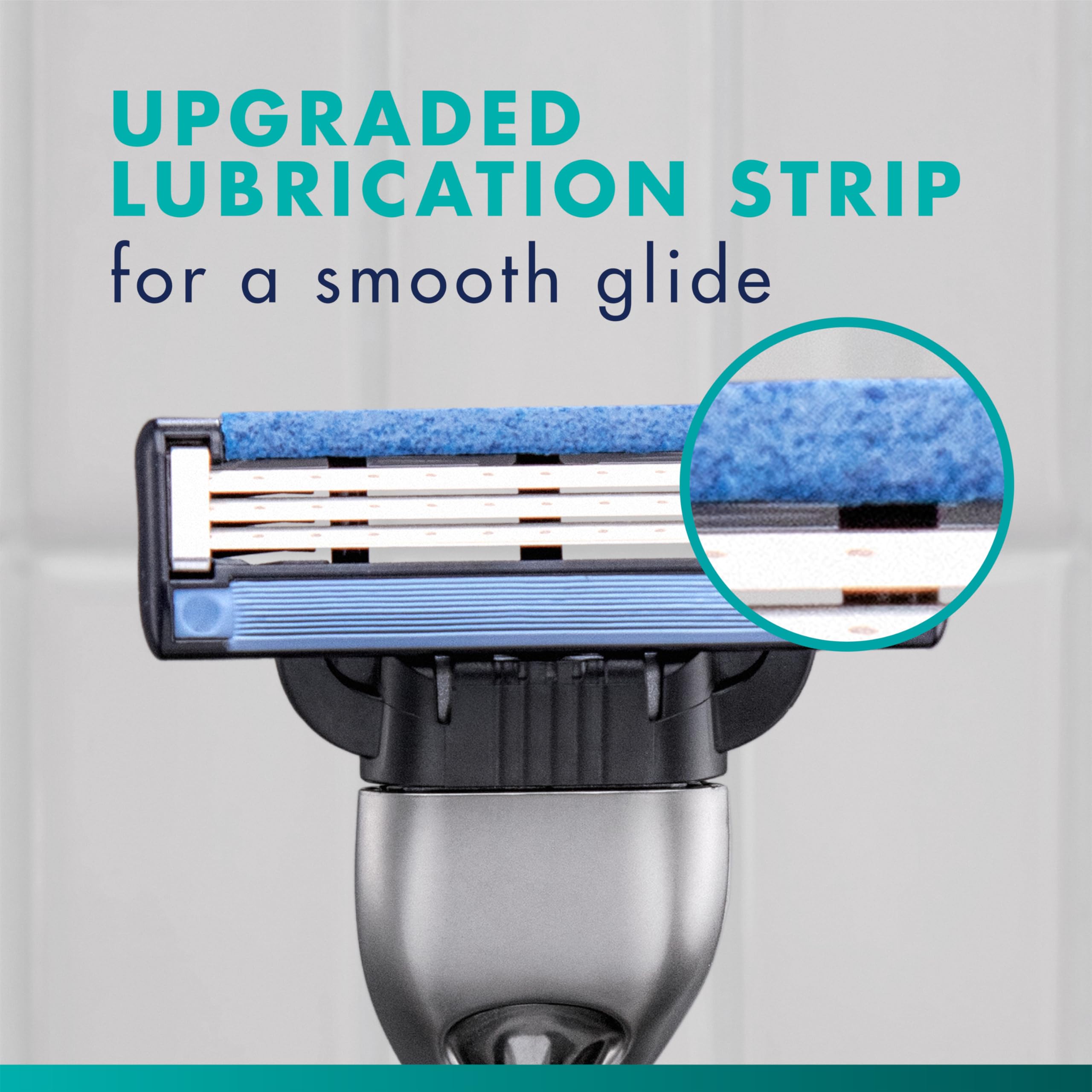Each Mach3 refill lasts up to 15 shaves for value and consistency