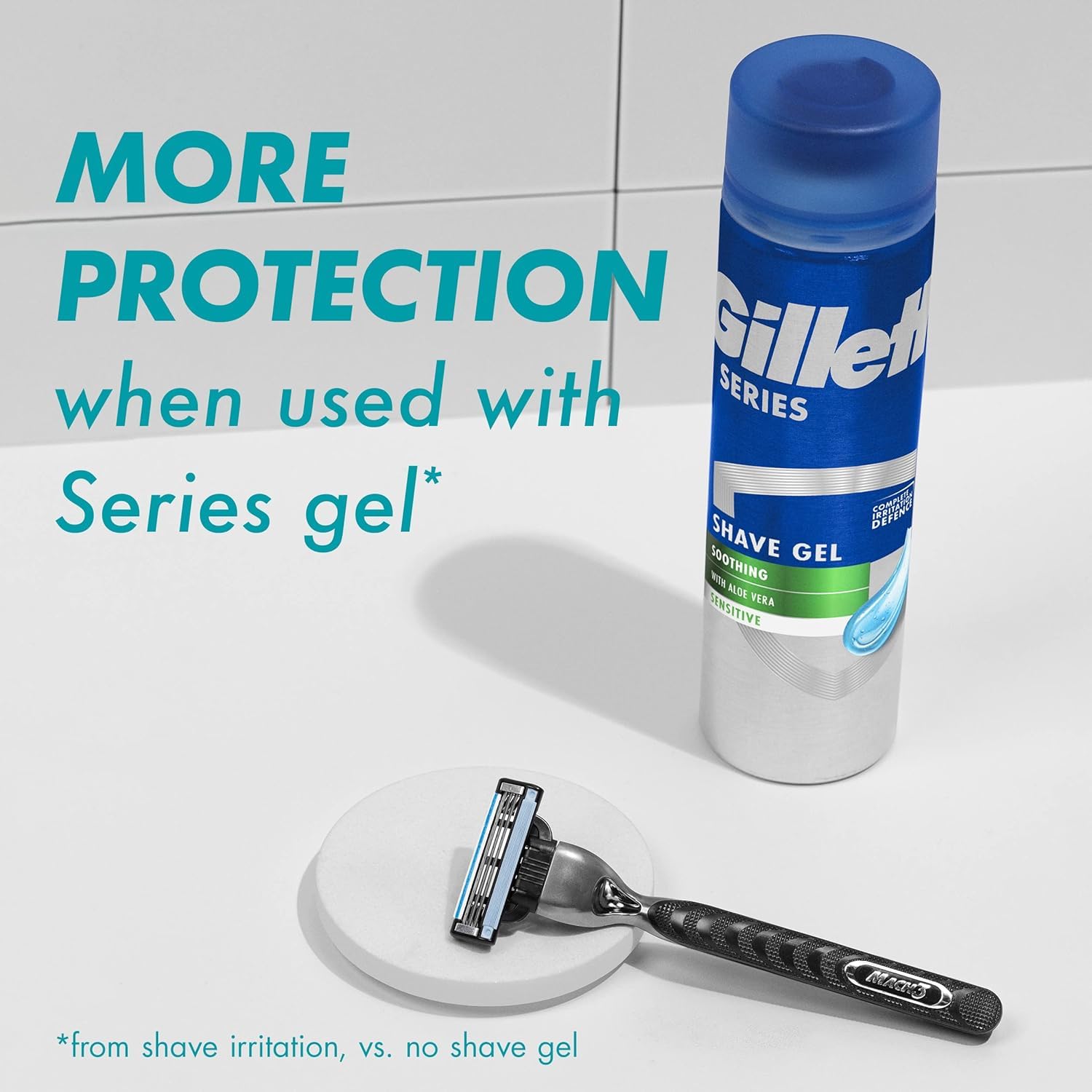 Gillette Mach3 refills compatible with all Mach3 handles for flexible use