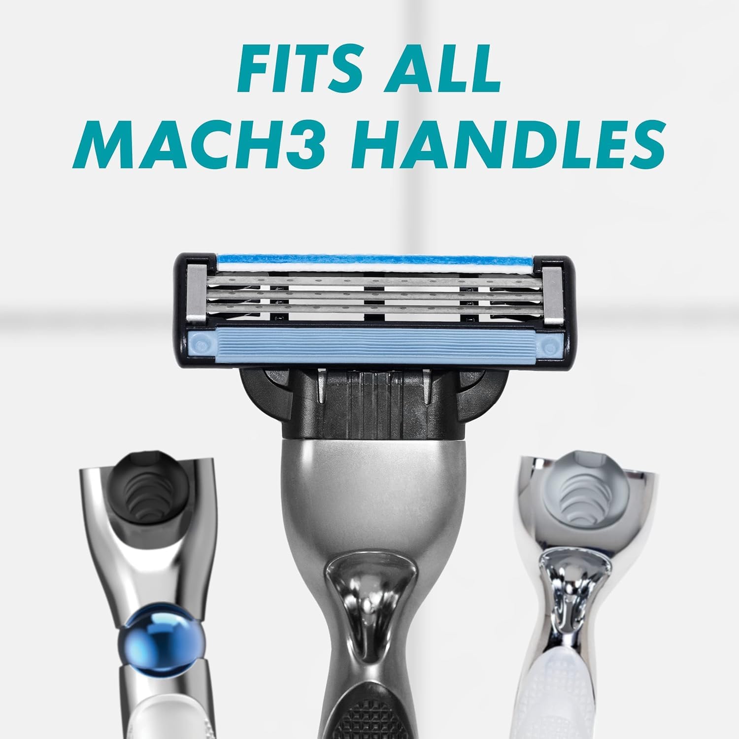 Gillette Mach3 refill soft micro fins prepping skin for smoother shaving
