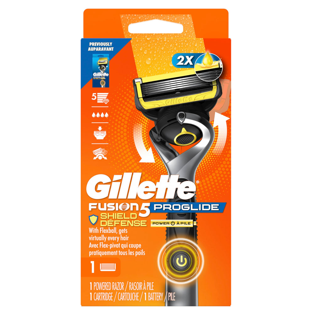 One month of shaves per refill with Fusion5 ProGlide Shield