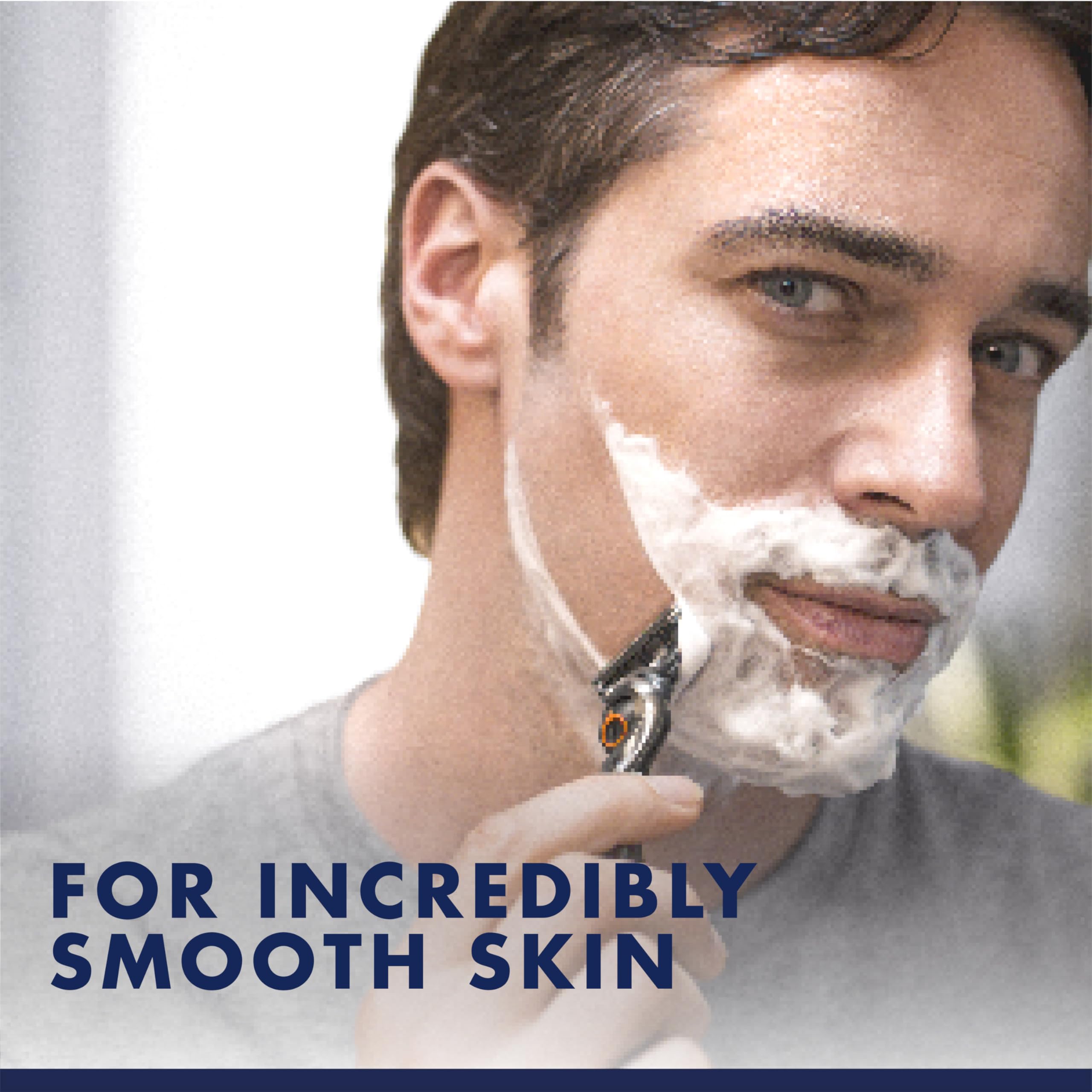 Gillette PRO Shaving Gel Advanced Glide Formula minimizes friction for a closer shave.