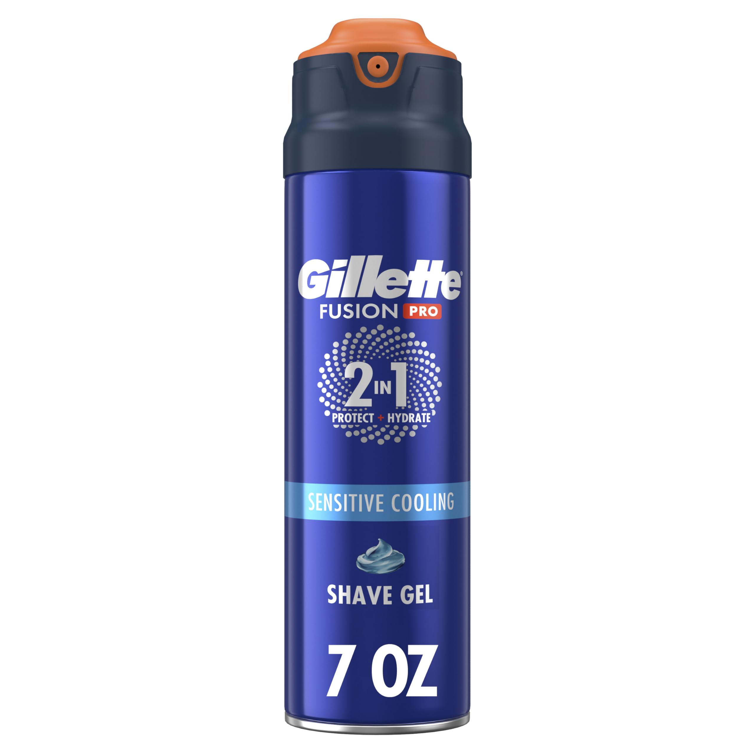 Gillette PRO Shaving Gel bottle front for a smooth, comfortable shave.
