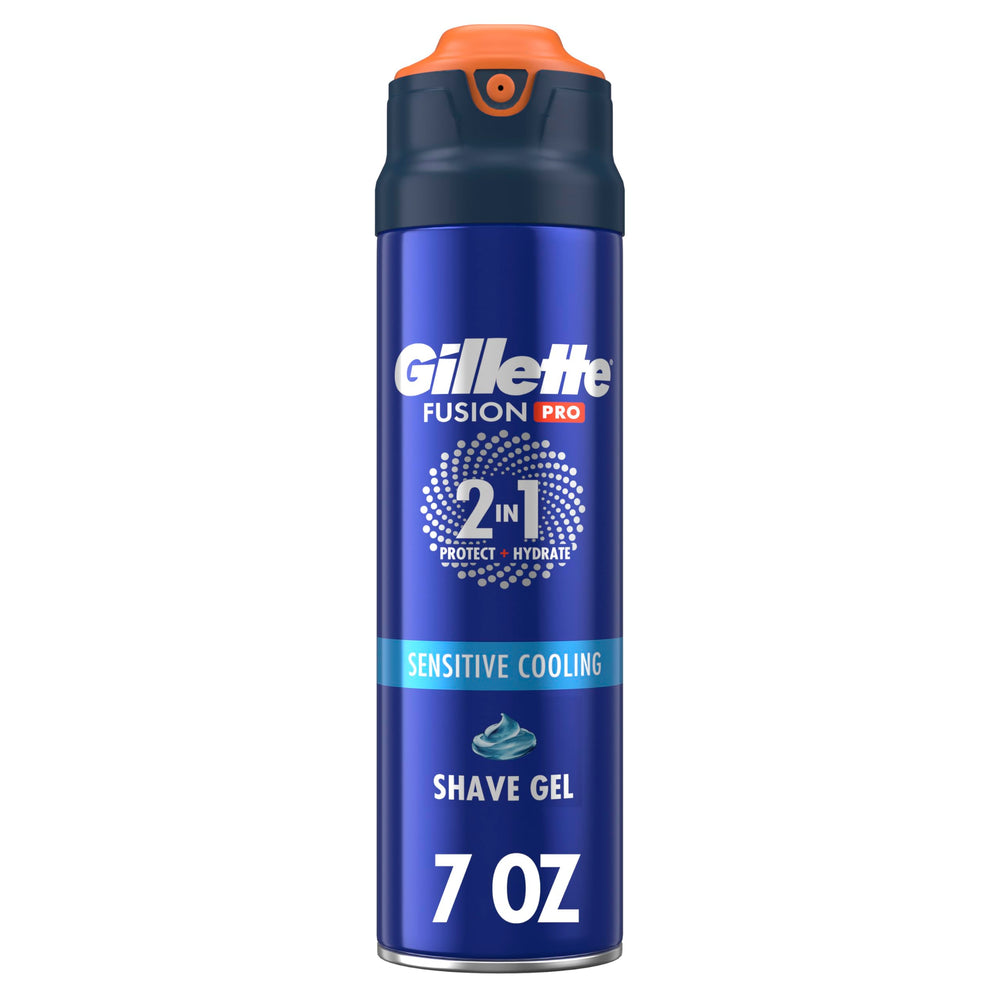 Gillette PRO Shaving Gel bottle front for a smooth, comfortable shave.