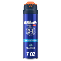 Gillette PRO Shaving Gel bottle front for a smooth, comfortable shave.