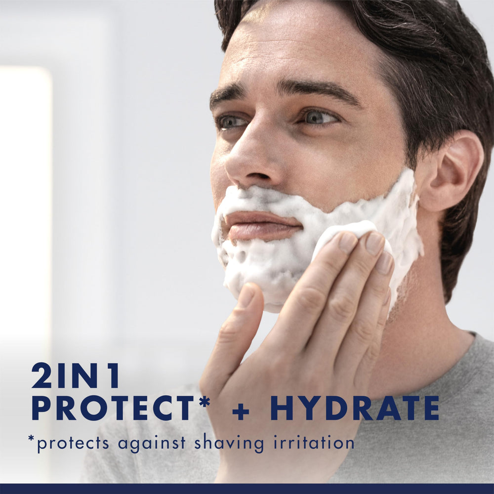 Gillette PRO Shaving Gel hydrates facial hair for a smoother shave.