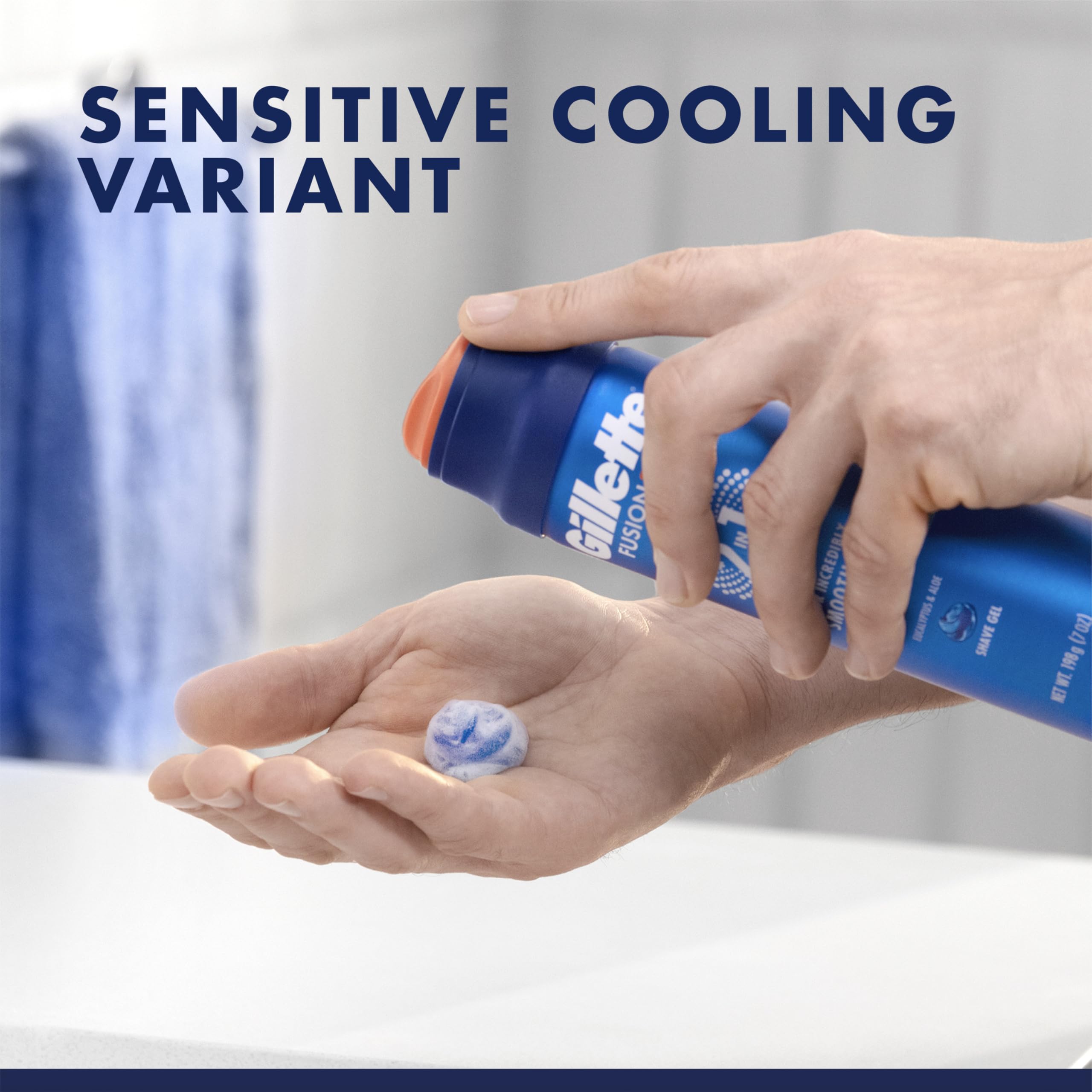 Gillette PRO Shaving Gel shields skin during shave to help protection.