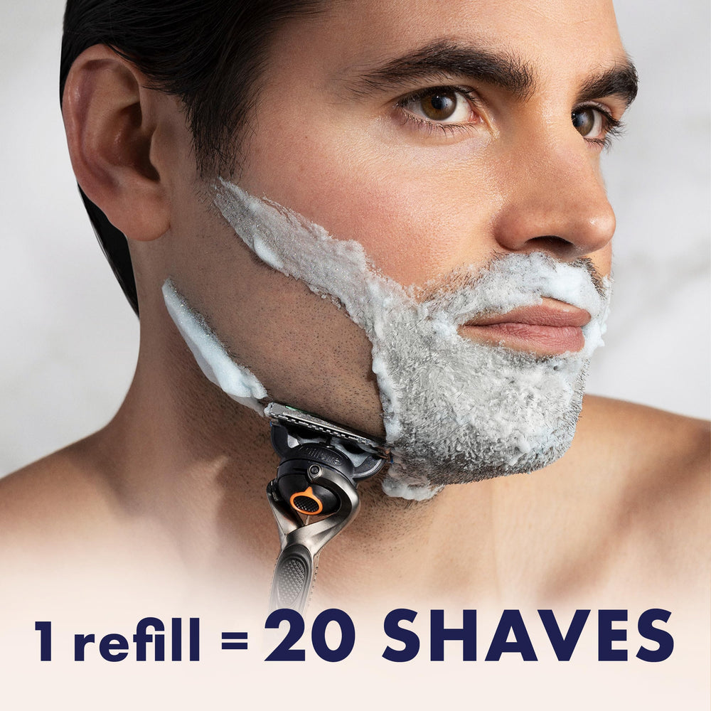Gillette ProGlide 5-blade cartridge for smooth, close shaving.