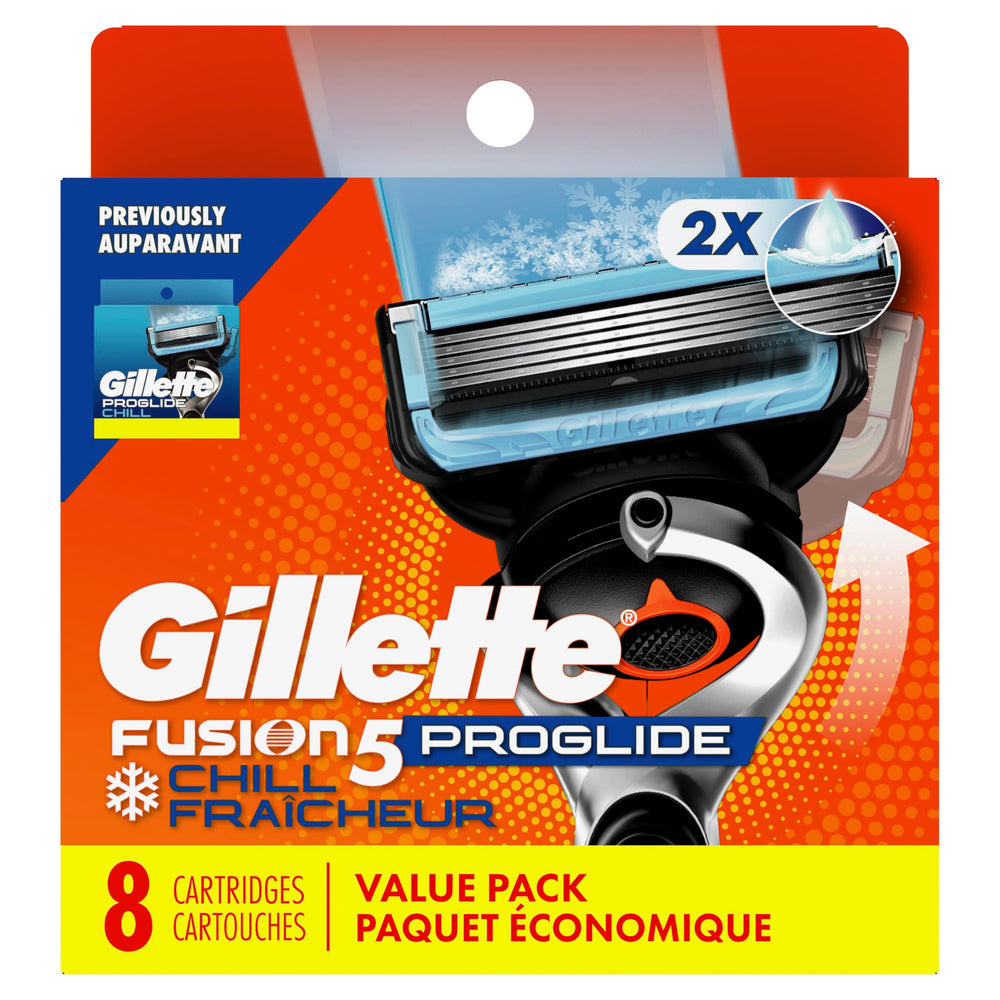Gillette ProGlide Chill refill compatibility with multiple 5-blade handles