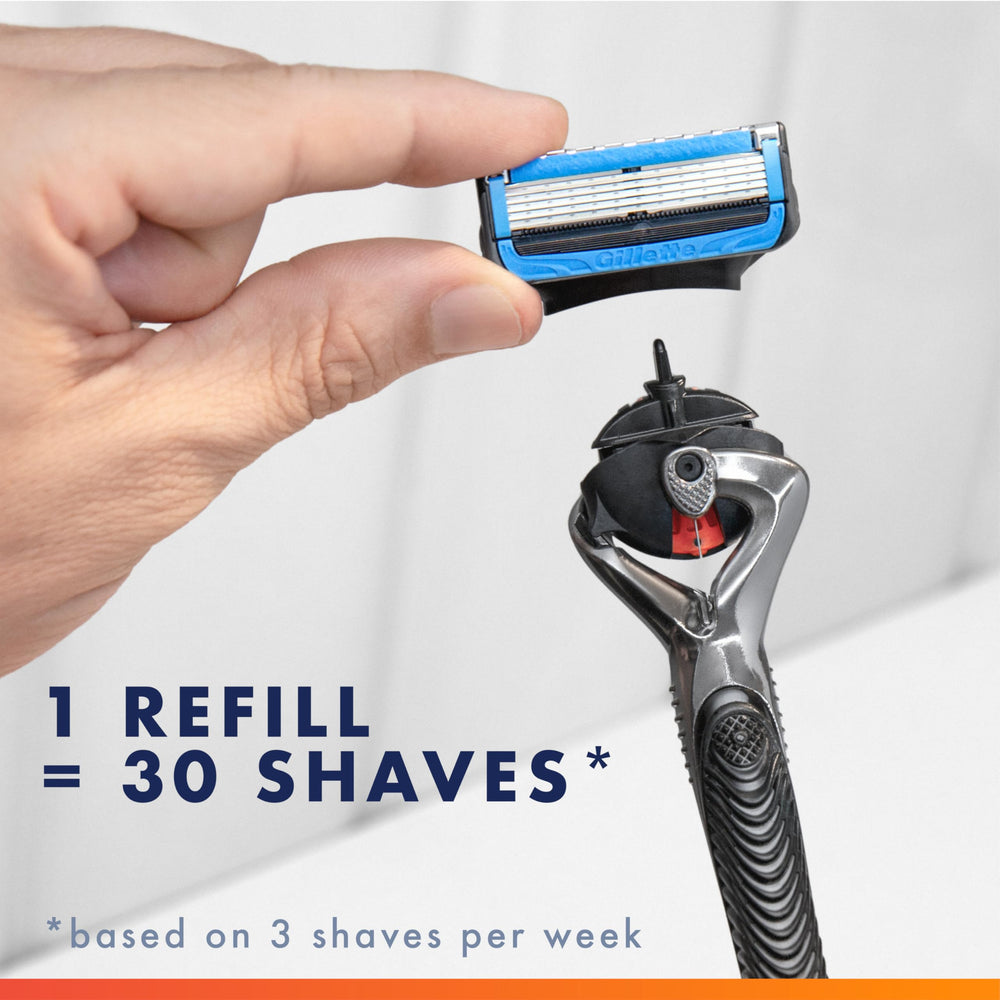 Gillette ProGlide Chill refill packaging displaying compatibility