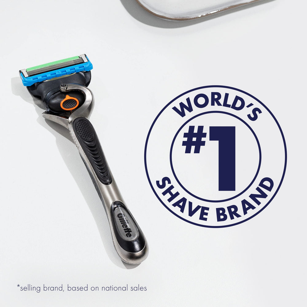 Gillette ProGlide microcomb guides hairs for a close shave.