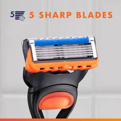 Gillette ProGlide refills blades detail highlighting precise grooming