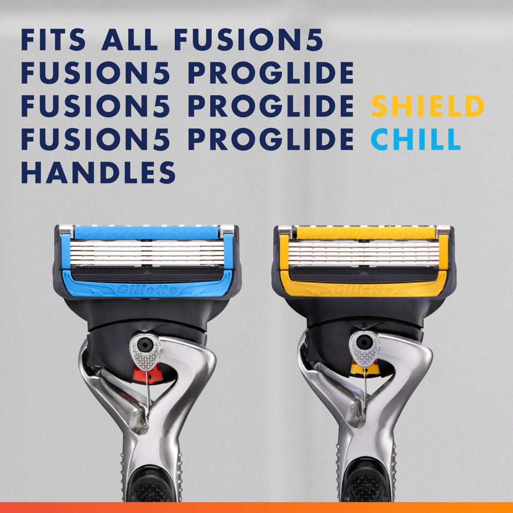 Refills pack front displaying four Chill and four Shield cartridges