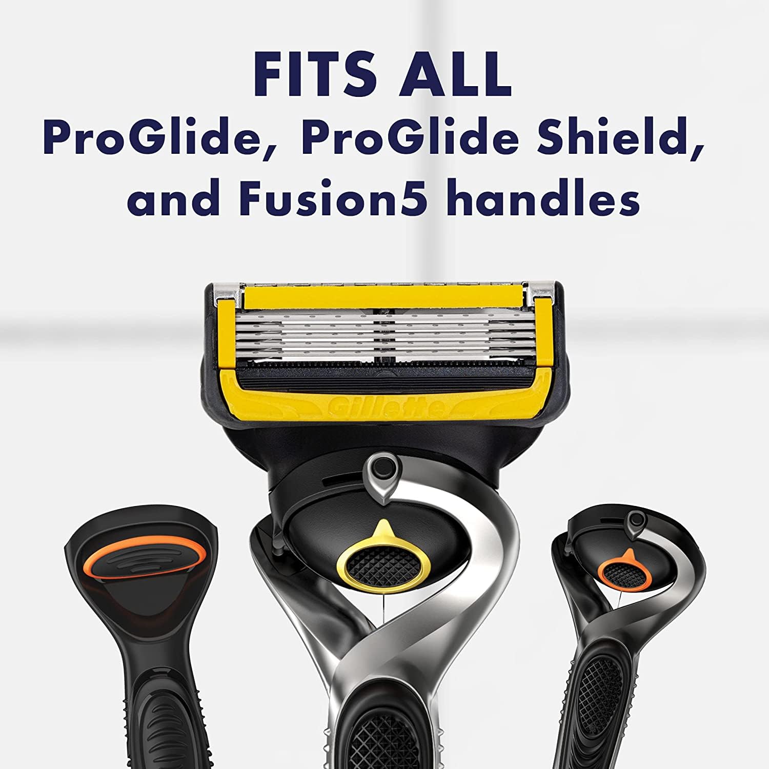 Gillette ProGlide Shield microcomb guide helps stubble reach blades evenly.