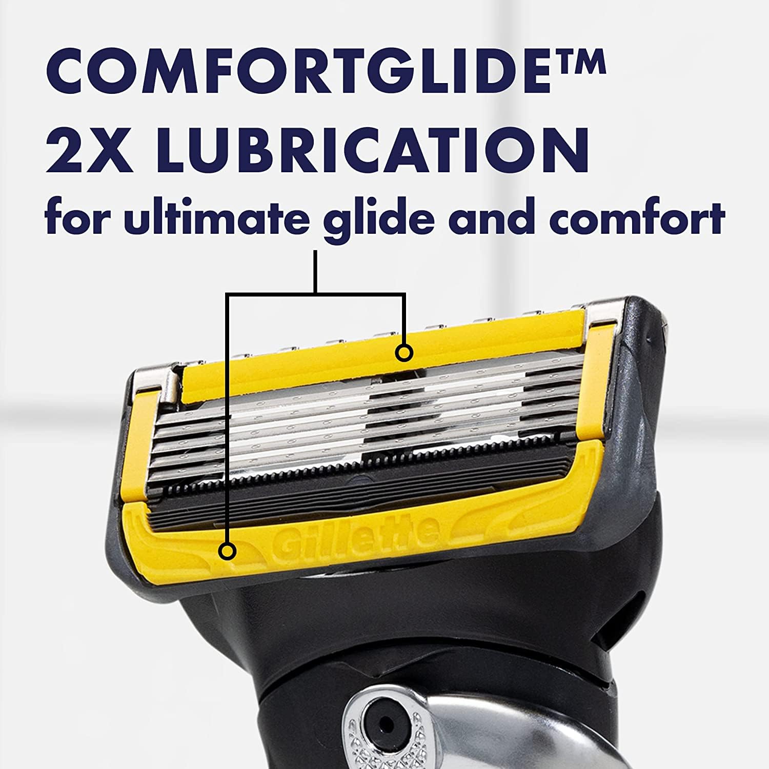 Gillette ProGlide Shield razor handle matte black offers a sleek, secure grip.