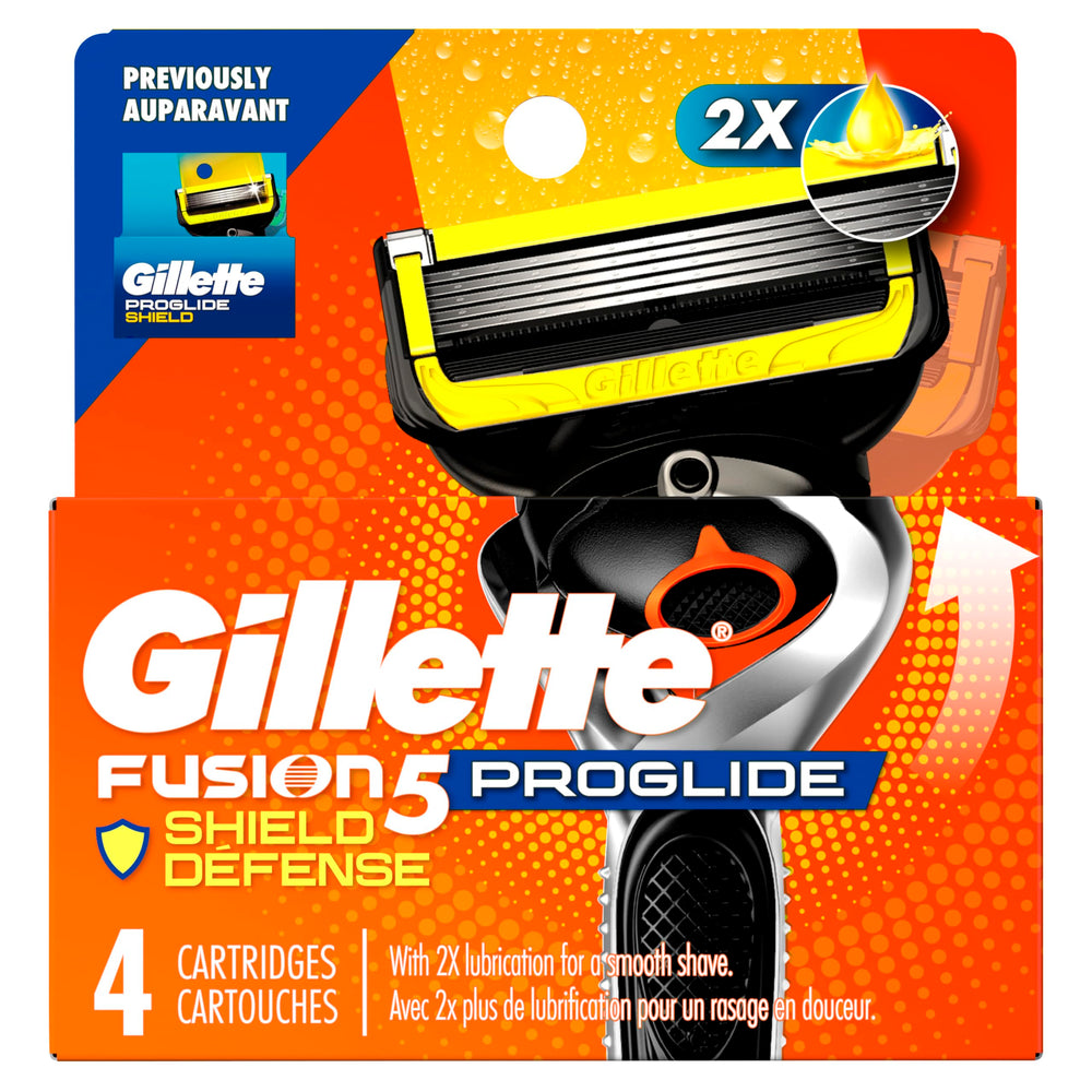 Gillette ProGlide Shield refills compatible with Fusion5 handles.