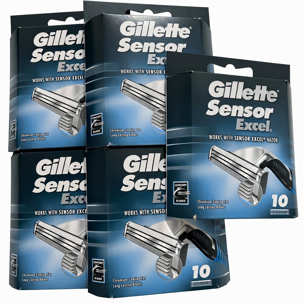 Gillette Sensor Excel blades closeup for smooth daily shaves