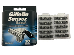 Gillette Sensor Excel 5x10 pack back for easy storage