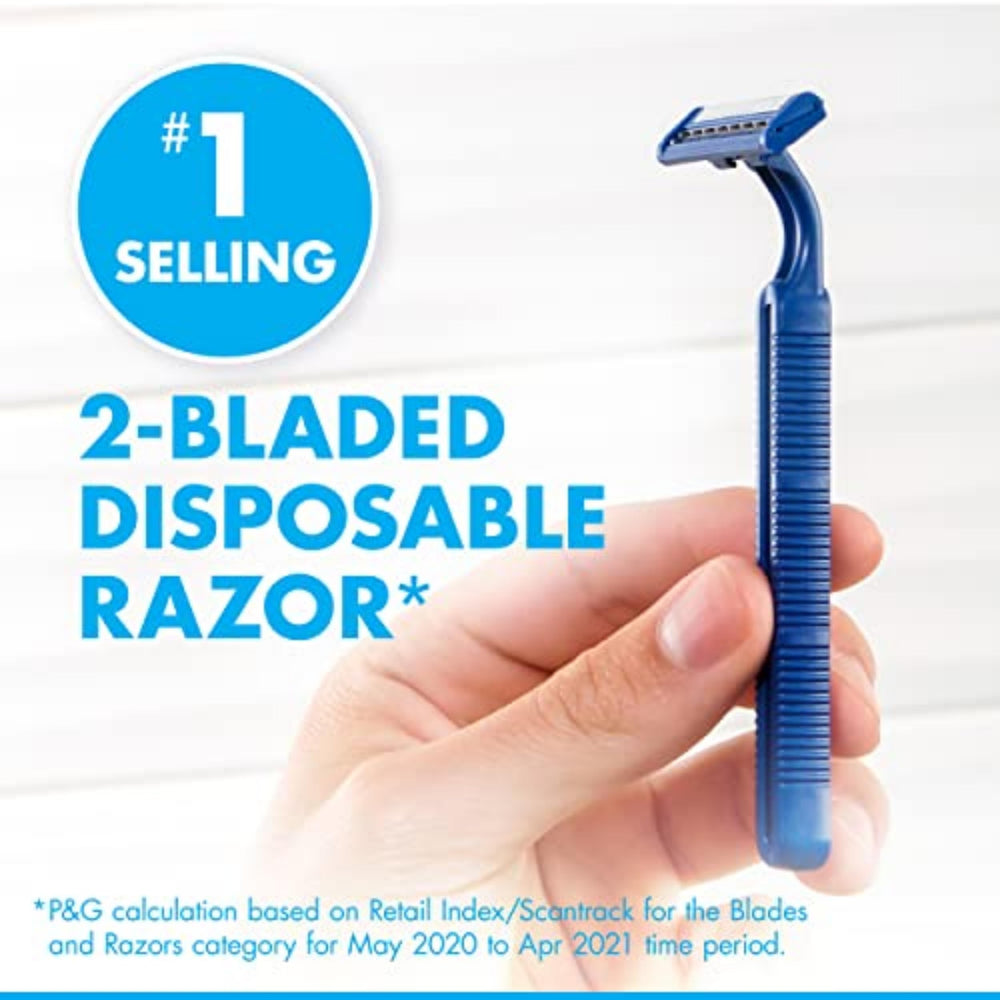 Gillette Sensor2 in-use demonstrates disposable design for a simple, quick shave.