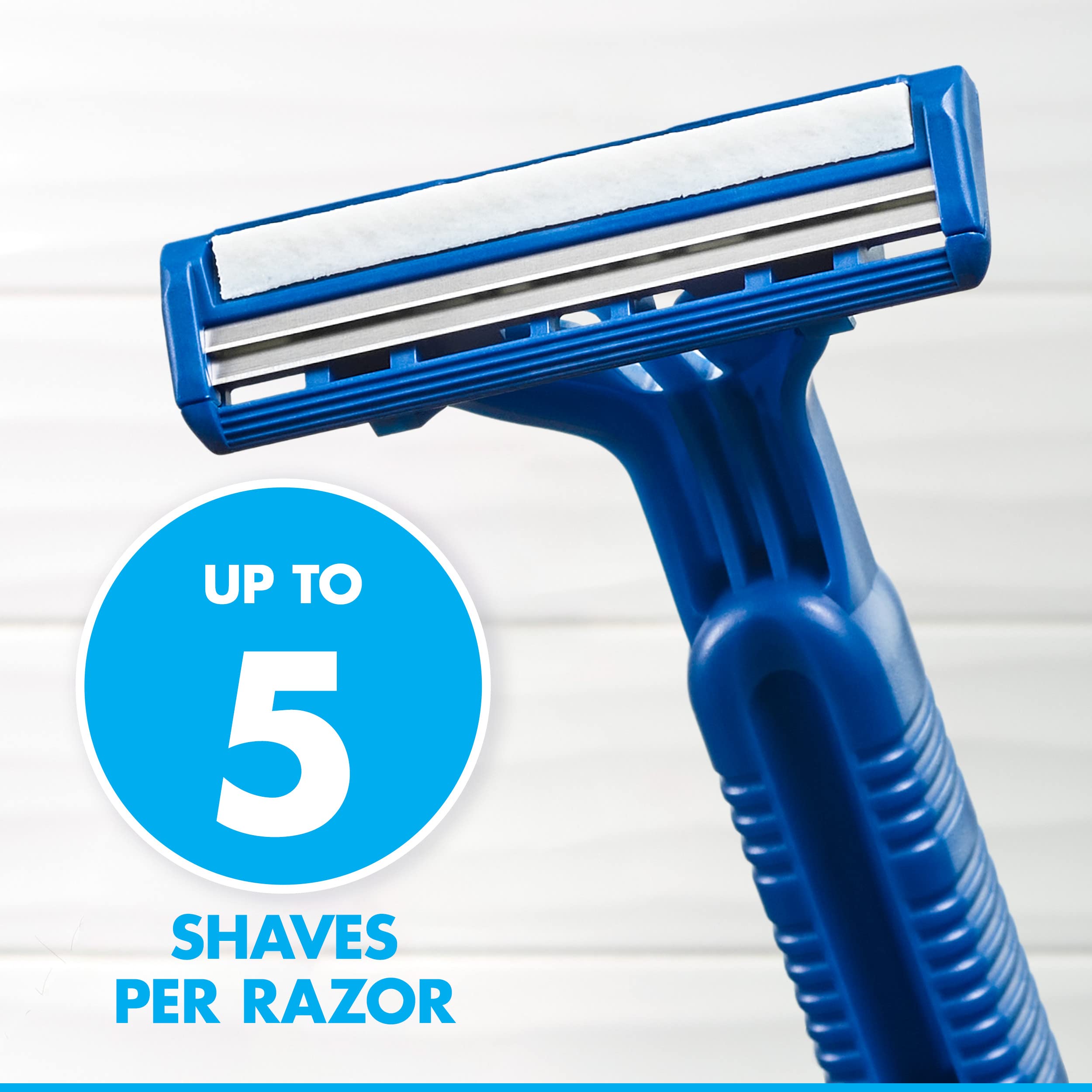 Gillette Sensor2 lubricating strip enables water-activated glide on skin