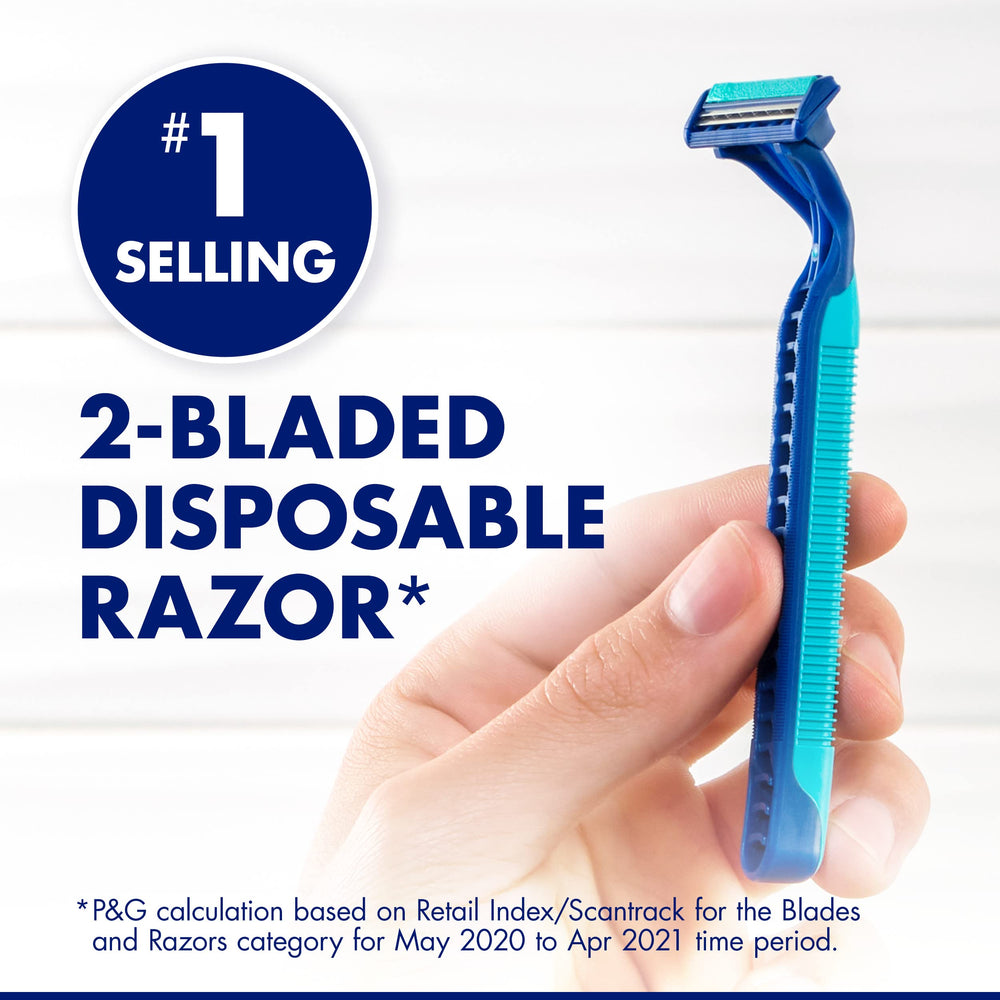 Gillette Sensor2 Plus close-up shave for a smooth finish.