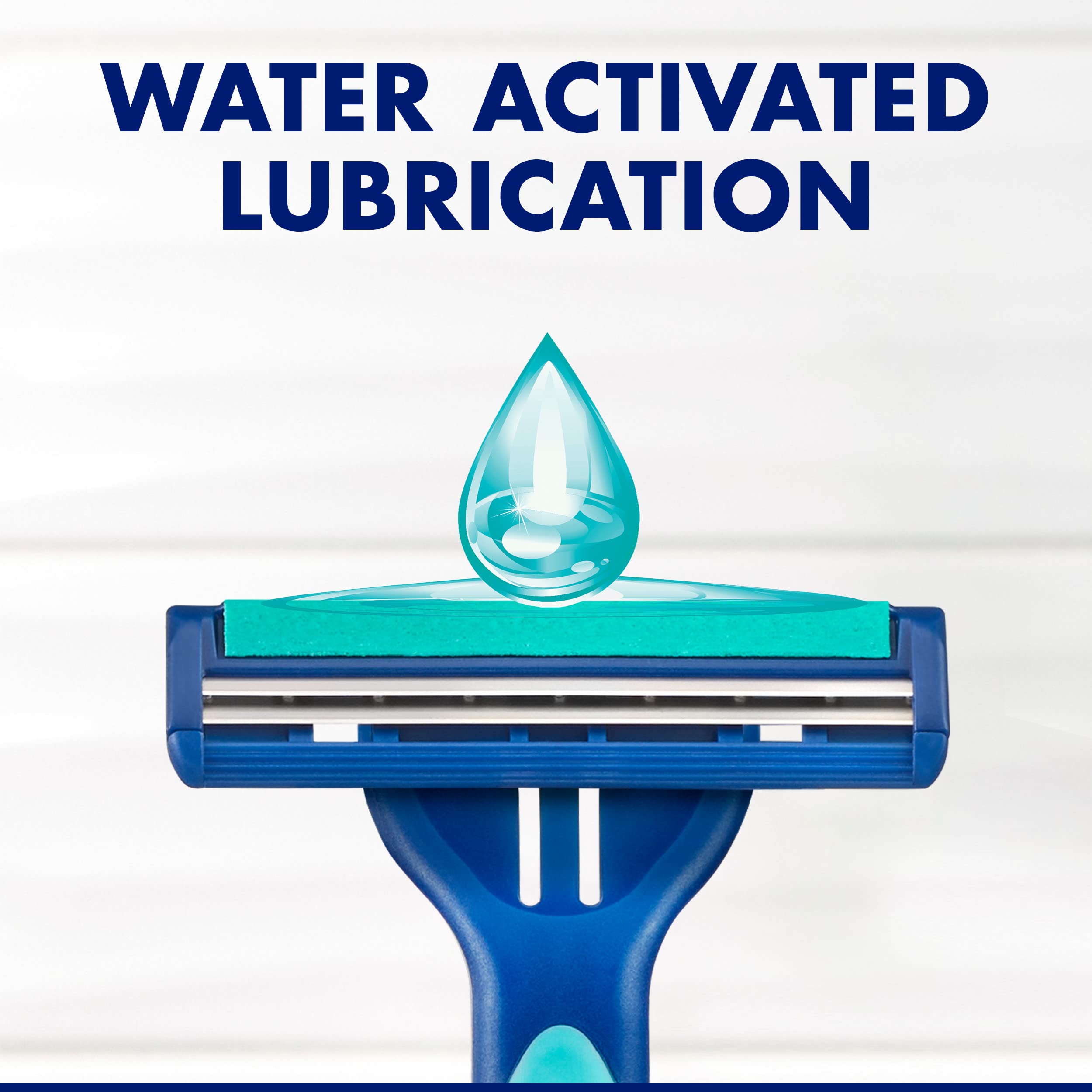 Gillette Sensor2 Plus Lubrastrip reduces drag for effortless glide.