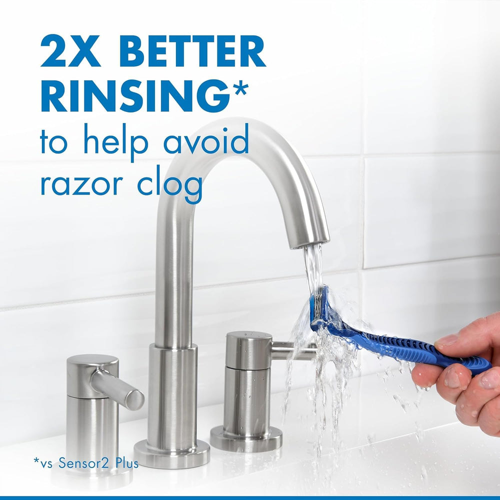 Gillette Sensor3 Comfort easy rinse blades for quick cleanup