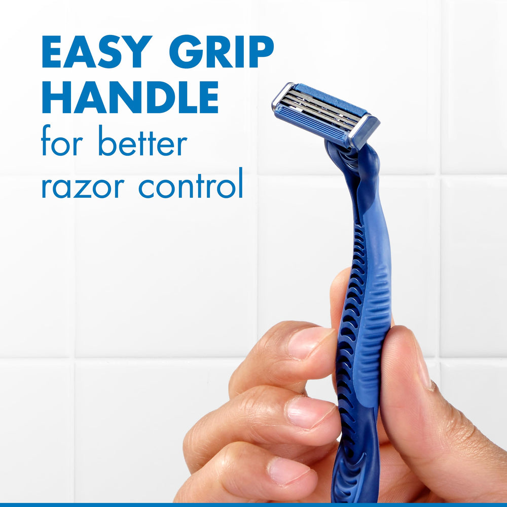 Gillette Sensor3 Comfort ergonomic handle provides secure, non-slip grip