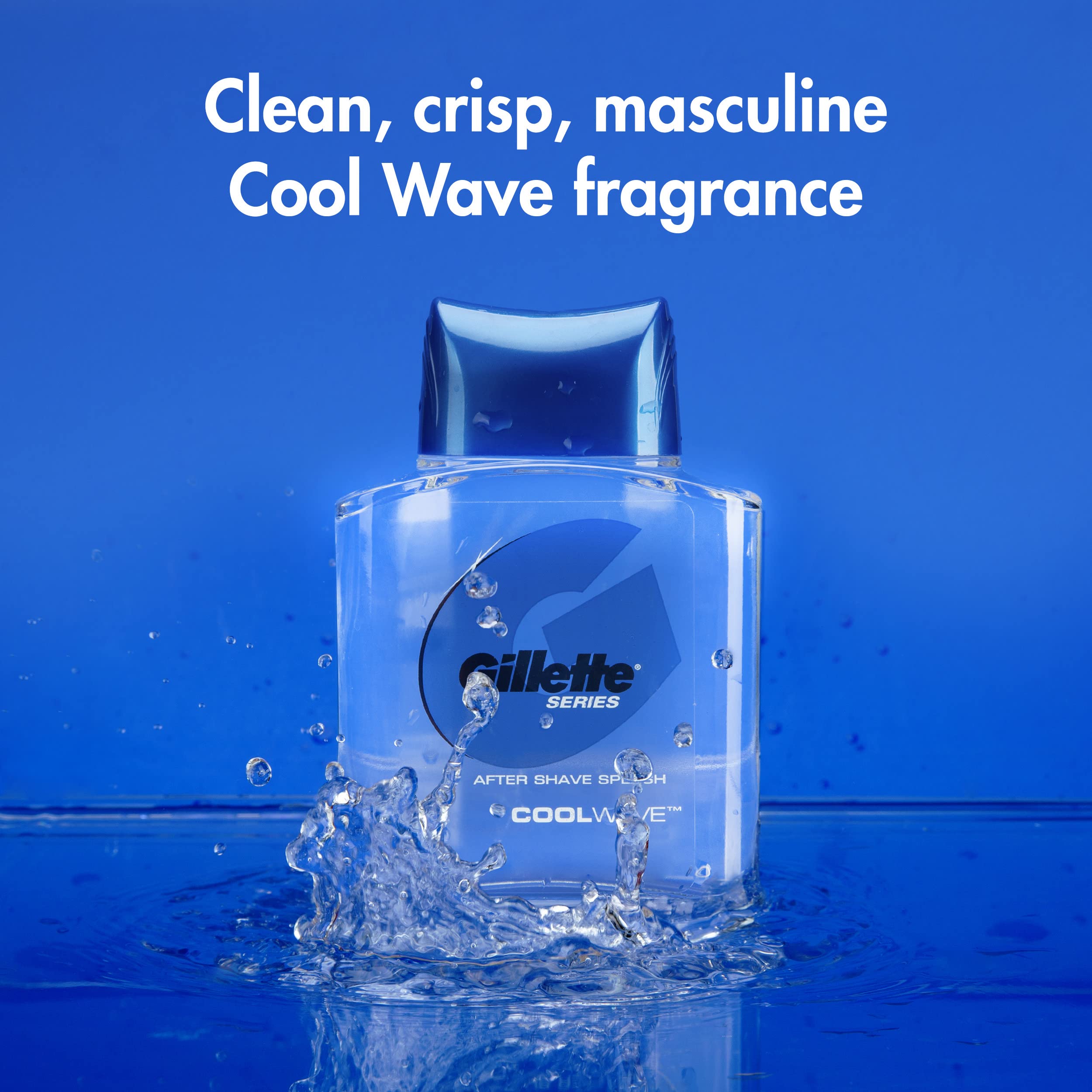 Gillette Series Cool Wave fragrance profile hints a crisp, daily grooming scent