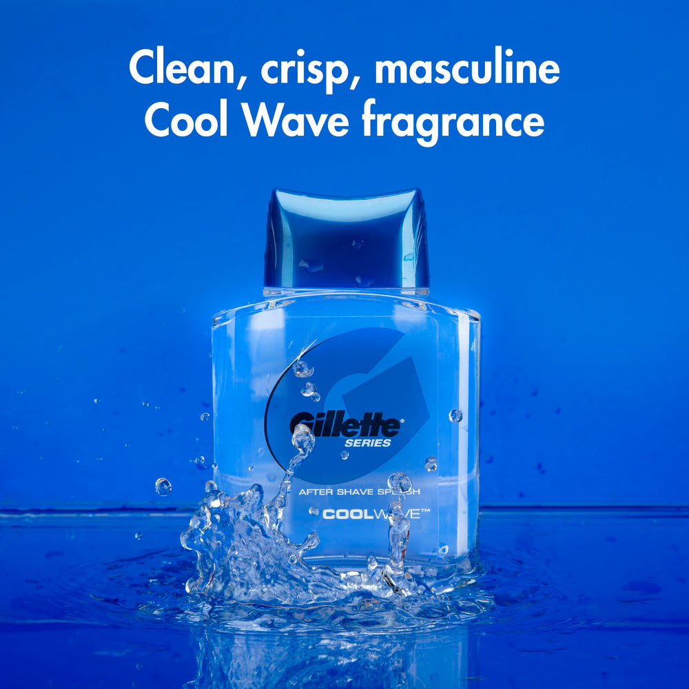Gillette Series Cool Wave fragrance profile hints a crisp, daily grooming scent