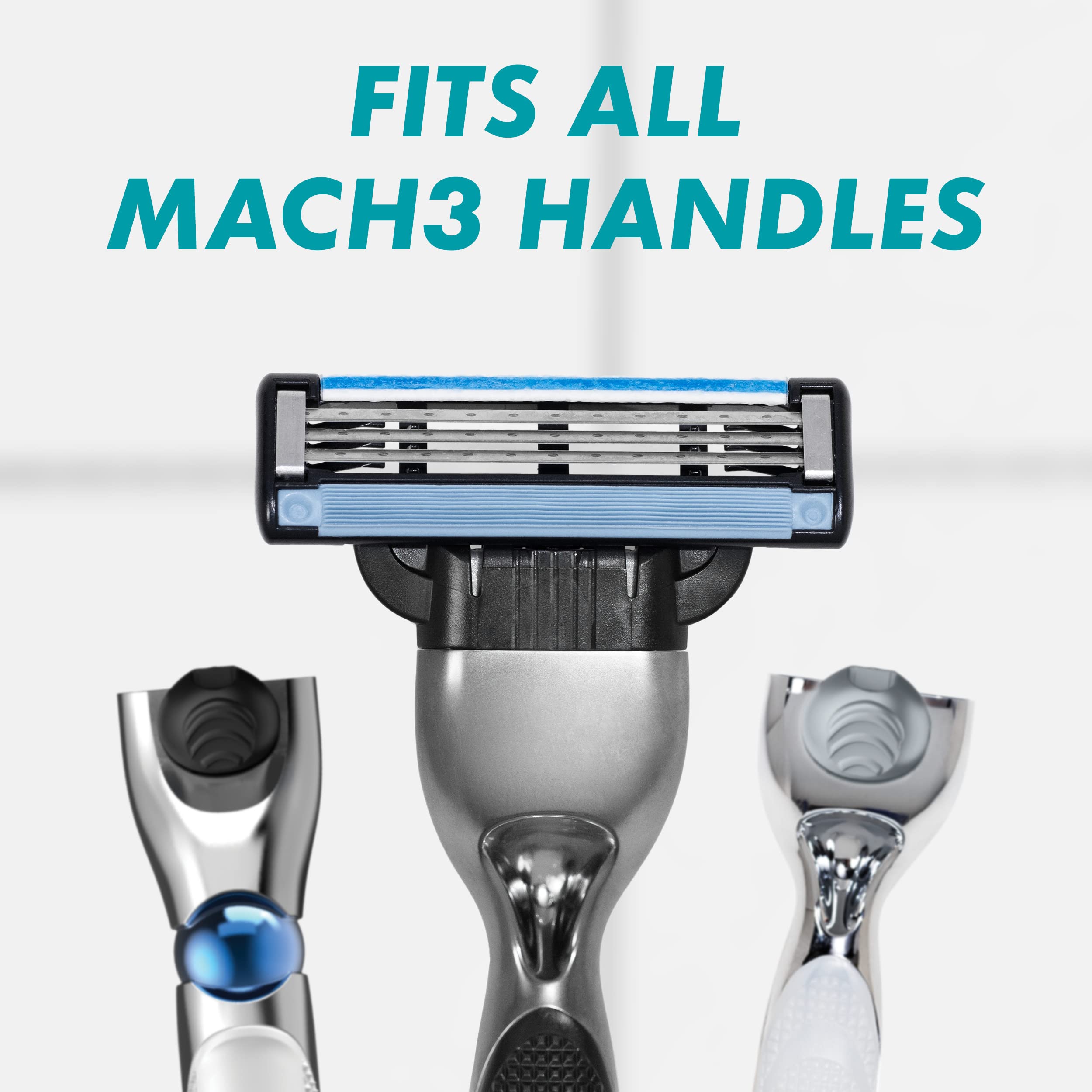Gillette Series Shaving Gel pairs with Mach3 refills for protection.