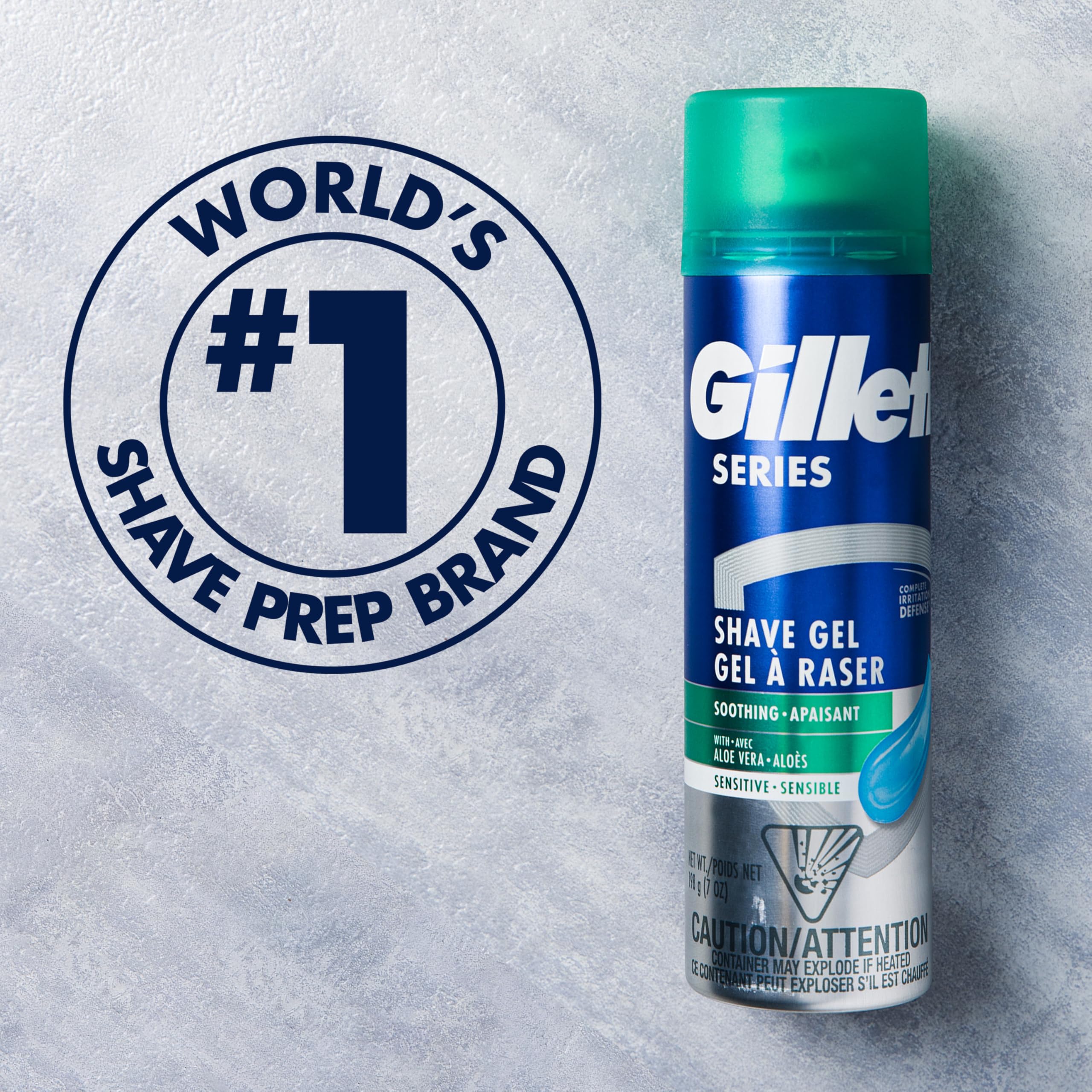 Gillette Series six-pack packaging for convenient home grooming