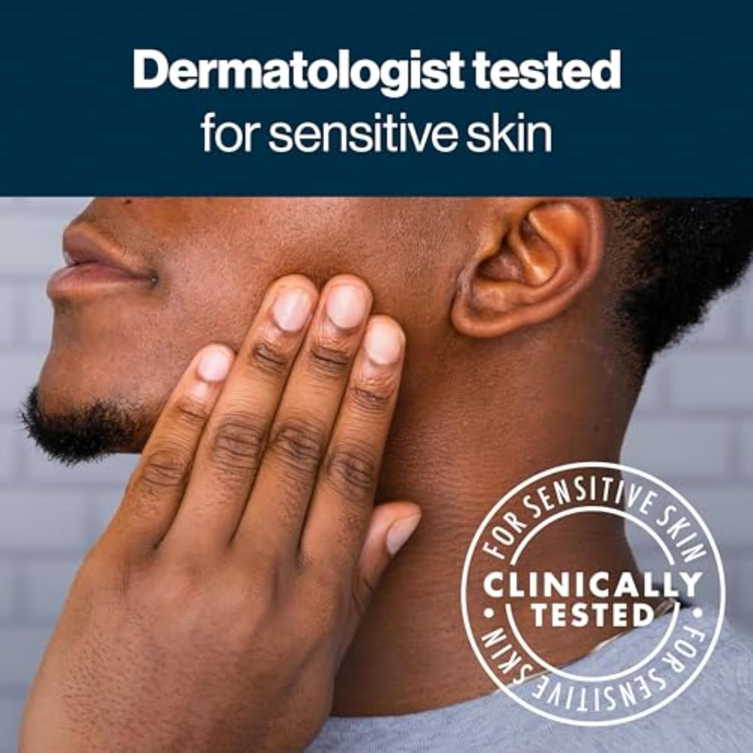 Gillette SkinGuard microfins stretch skin before shaving for comfort.