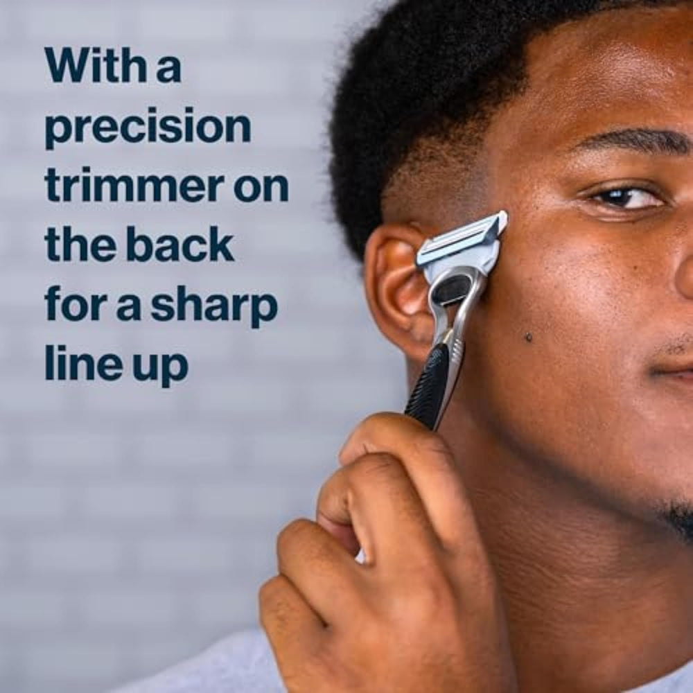 Gillette SkinGuard ultra-thin blades offer a smoother glide.