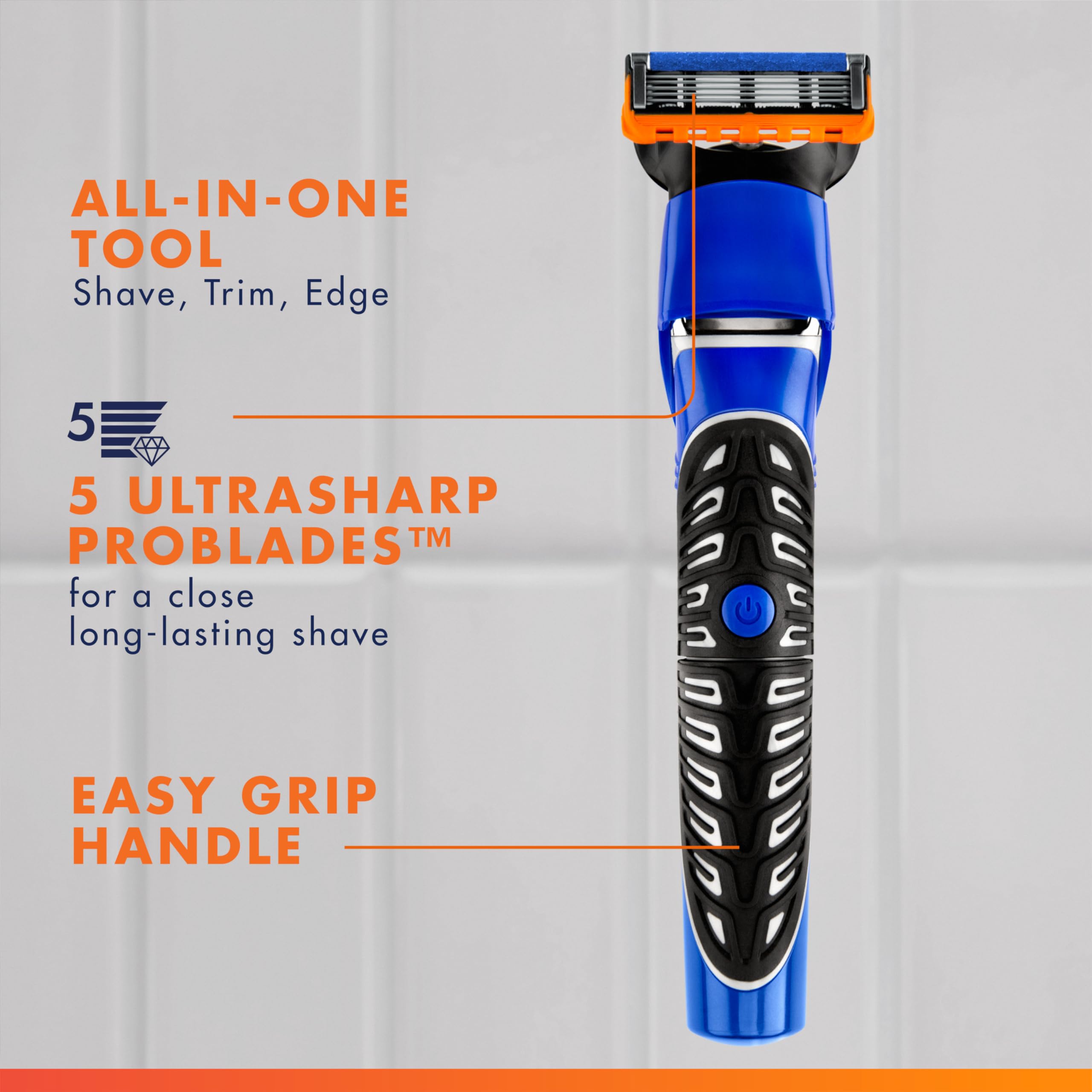Gillette ProGlide refill for a close, comfortable shave.
