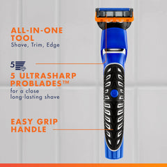 Gillette ProGlide refill for a close, comfortable shave.