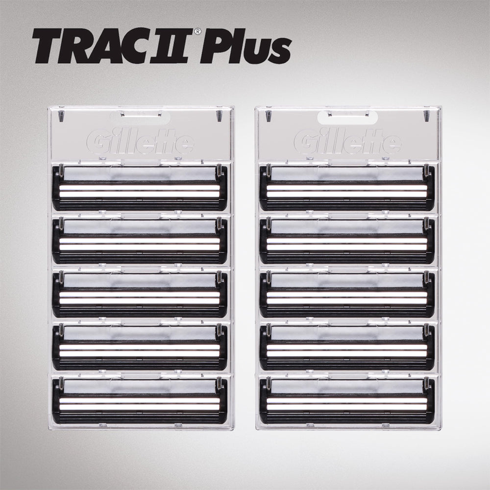 Gillette TRAC II Plus close shave preview for daily grooming.