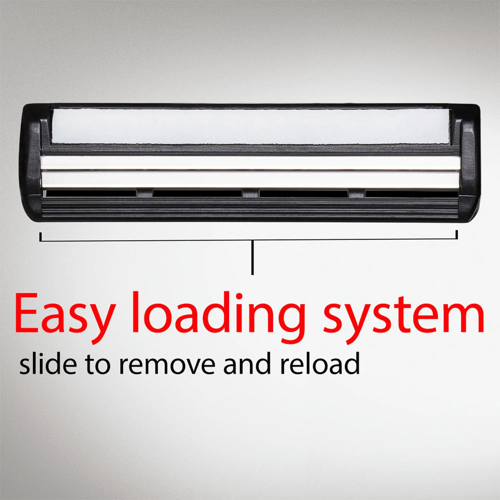 Snap-in fit with TRAC II handles for quick, secure cartridge changes