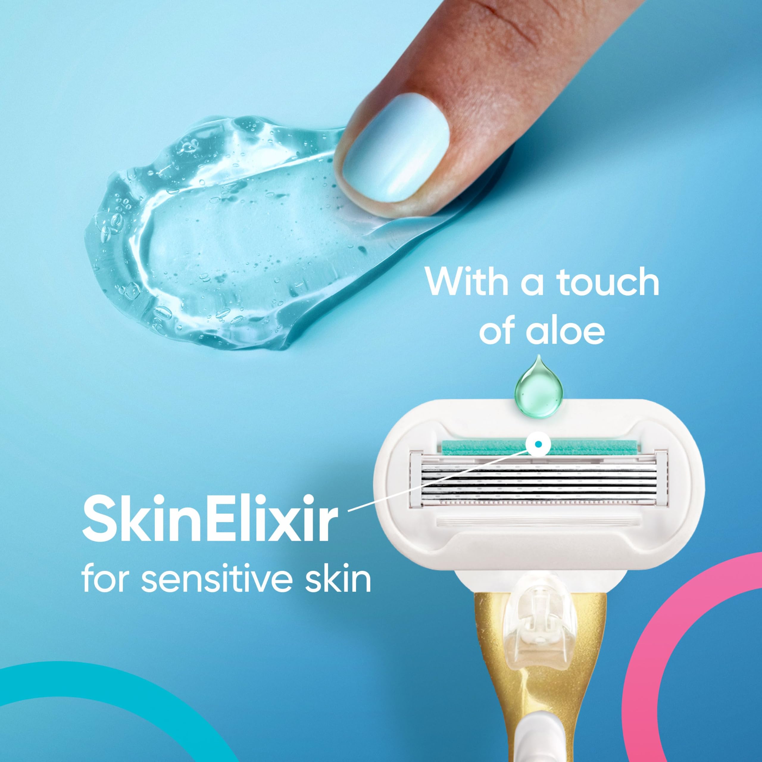 Two blade refills designed for continued Venus use