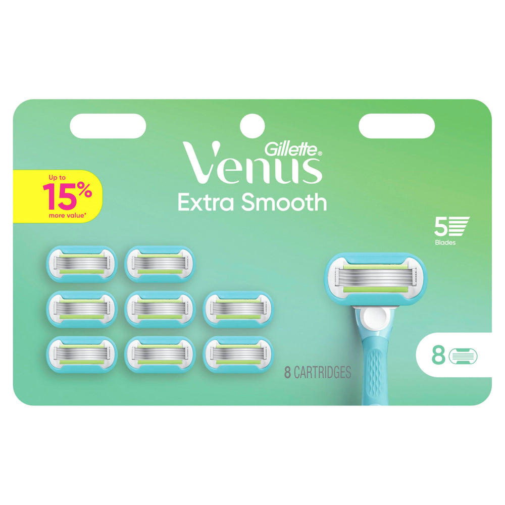 Gillette Venus blade refill in use demonstrating easy swap and reliable performance.