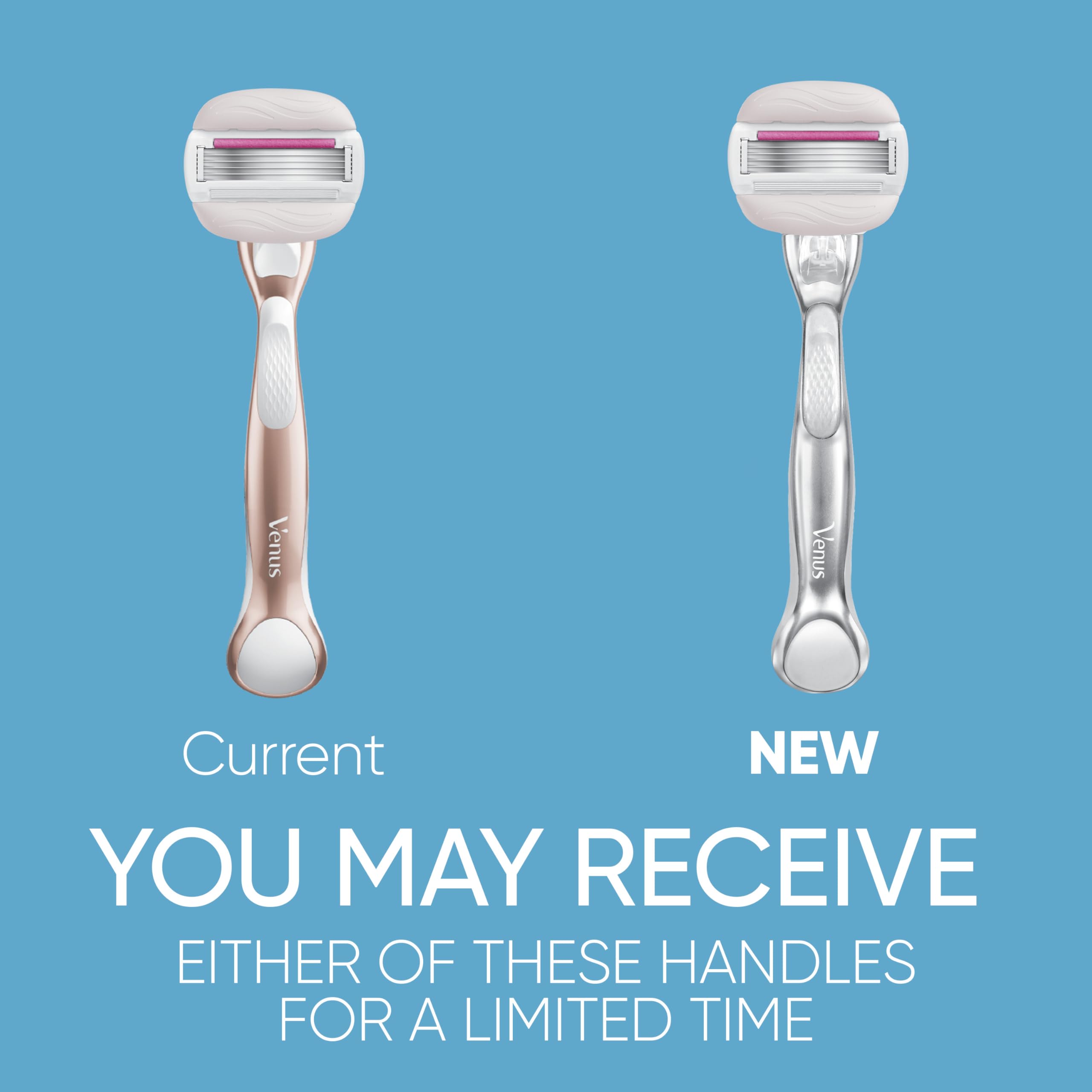 Gillette Venus ComfortGlide five-blade refill with diamond-like coating for a close shave