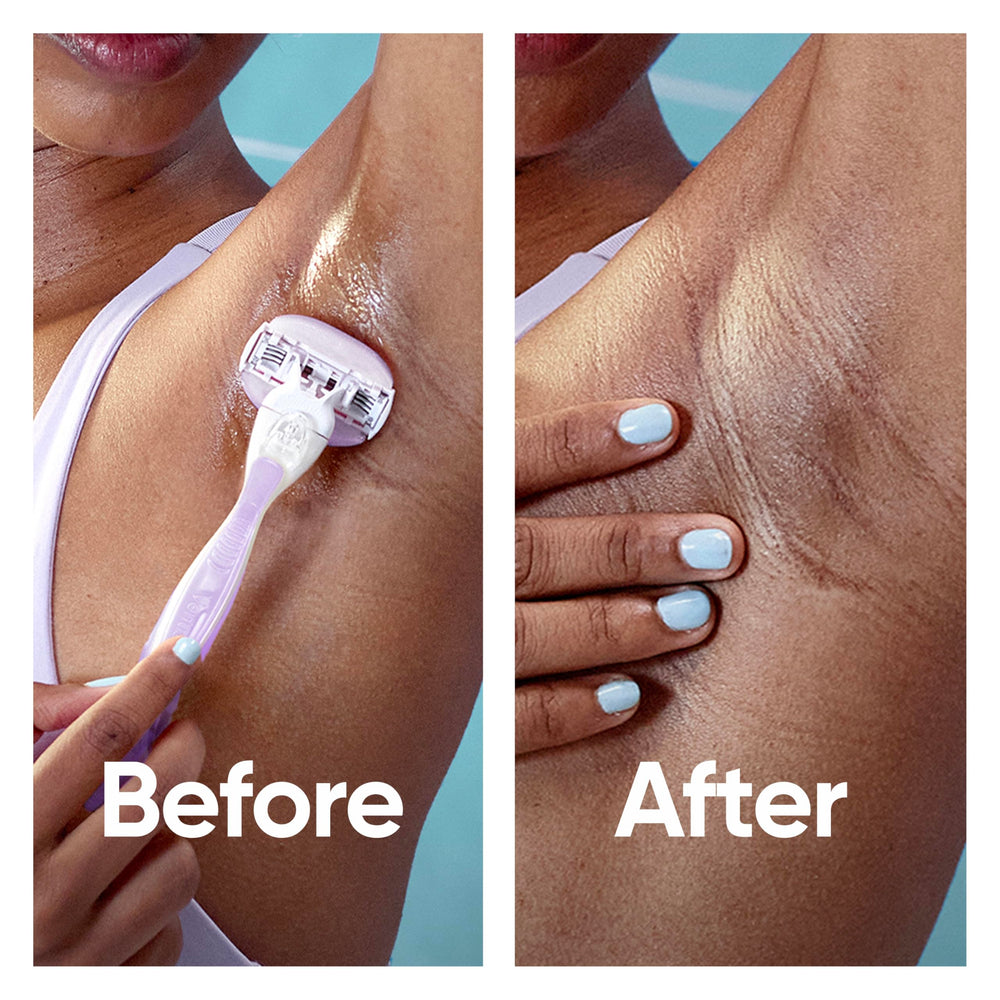 Gel bars lather and shave in one stroke for simplicity.